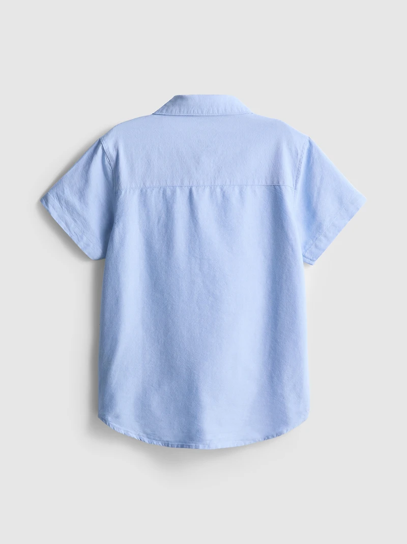 7-15yrs | Short Sleeve Oxford Shirt