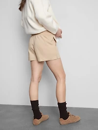 Cotton Relaxed Drawstring Shorts