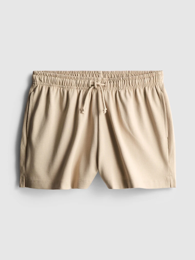 Cotton Relaxed Drawstring Shorts