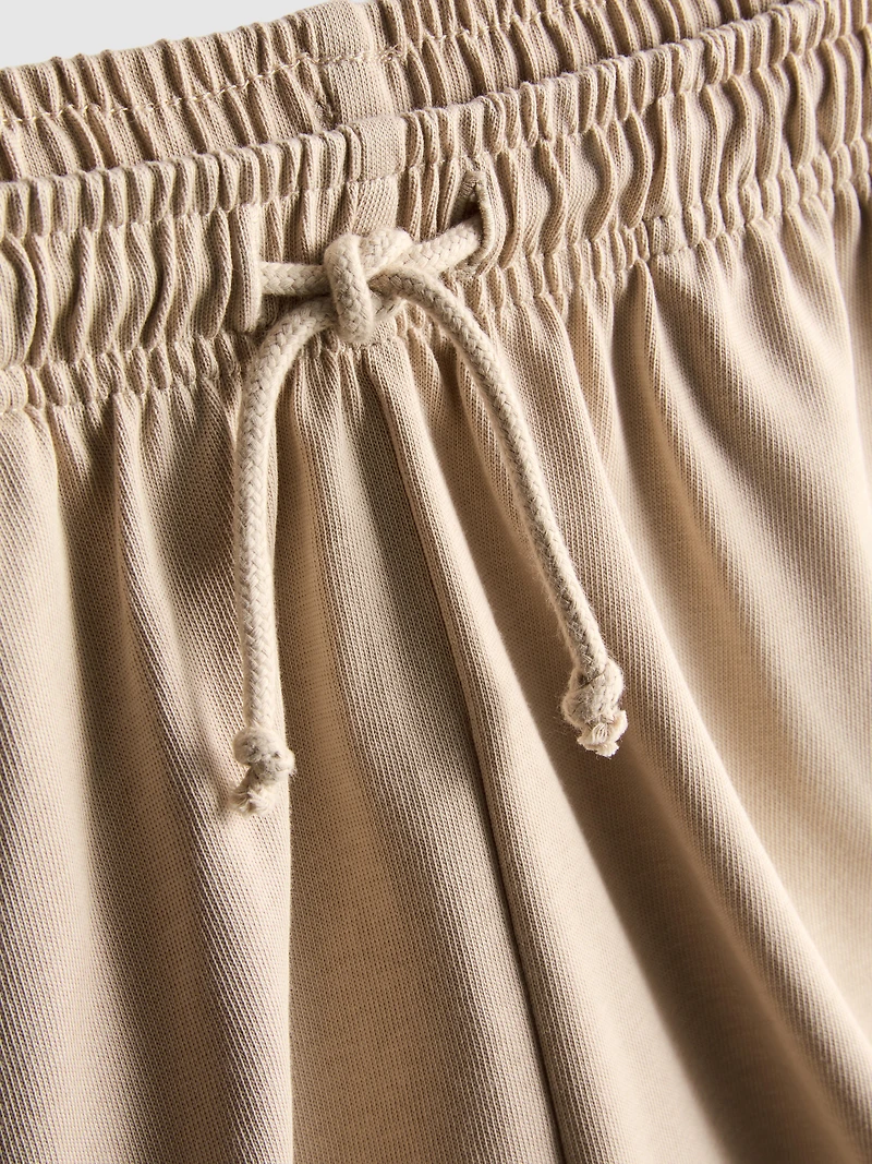 Cotton Relaxed Drawstring Shorts