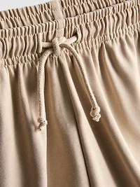 Cotton Relaxed Drawstring Shorts