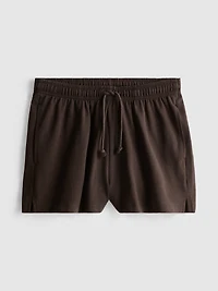 Cotton Relaxed Drawstring Shorts