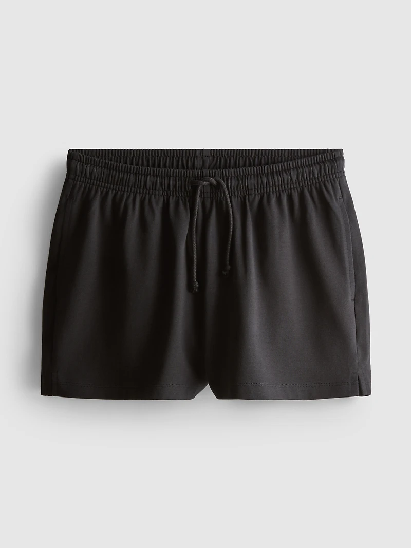 Cotton Relaxed Drawstring Shorts