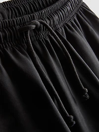 Cotton Relaxed Drawstring Shorts