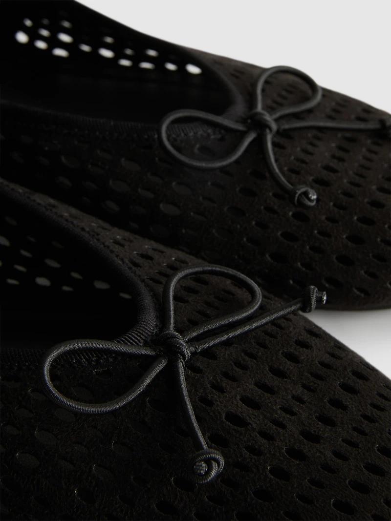 Lasercut Mary Jane Ballet Flats
