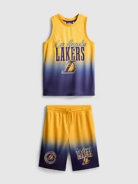 7-15yrs | NBA Los Angeles Lakers Mesh Sports Set