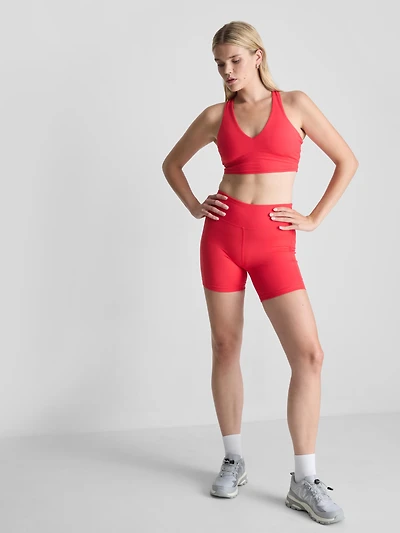 V-Neck Racer Active Crop Top