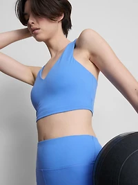V-Neck Racer Active Crop Top