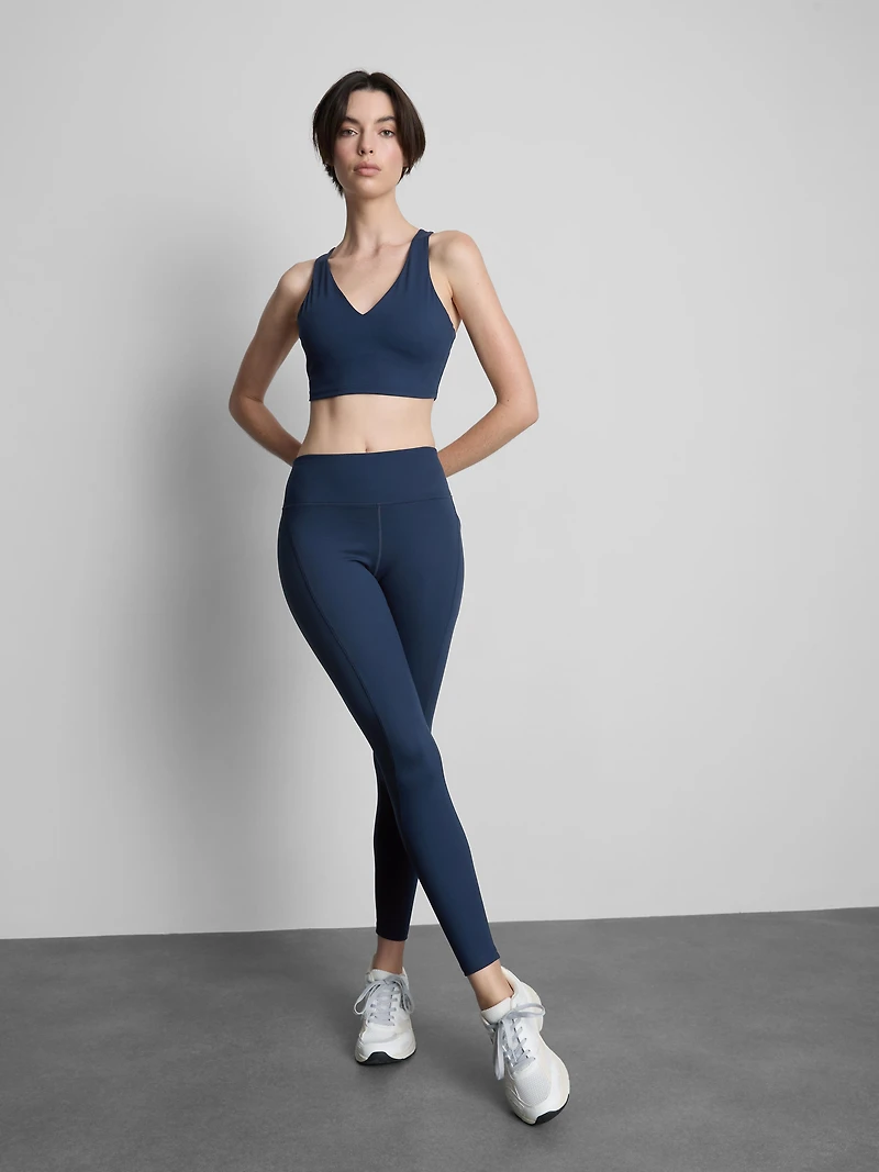 V-Neck Racer Active Crop Top