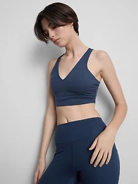 V-Neck Racer Active Crop Top