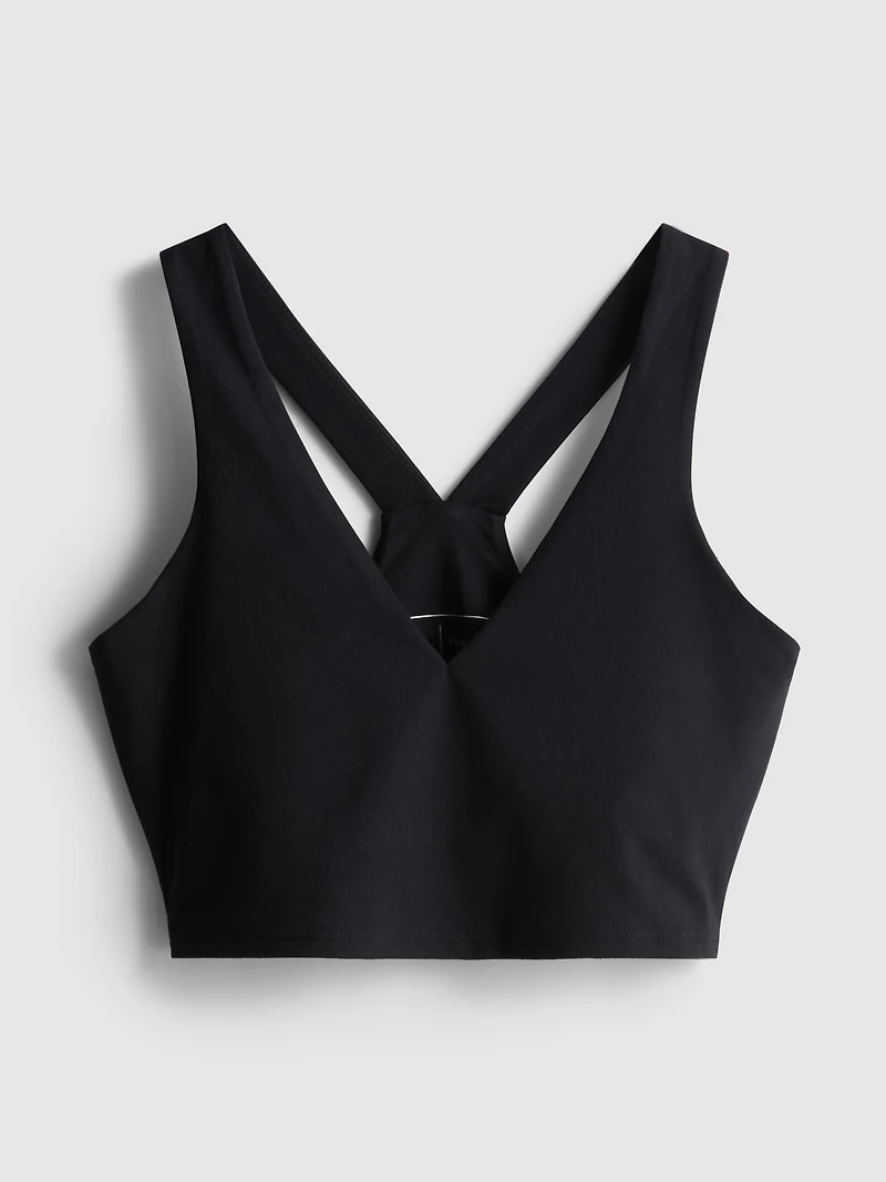 V-Neck Active Crop Top