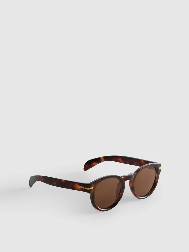 Rounded Frame Sunglasses