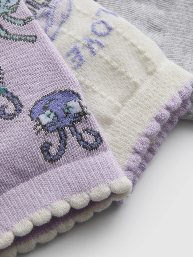 3pk A Bug’s Life Cotton Ankle Socks