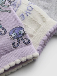 3pk A Bug’s Life Cotton Ankle Socks