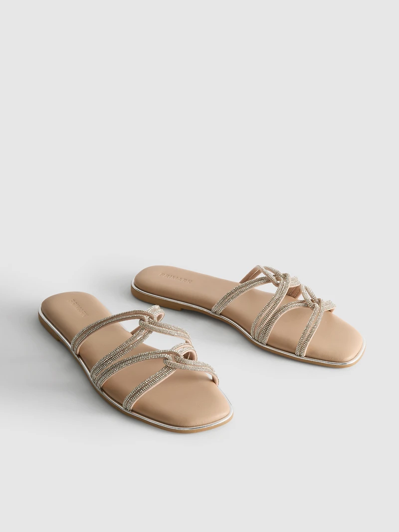 Strappy Diamante Sandals