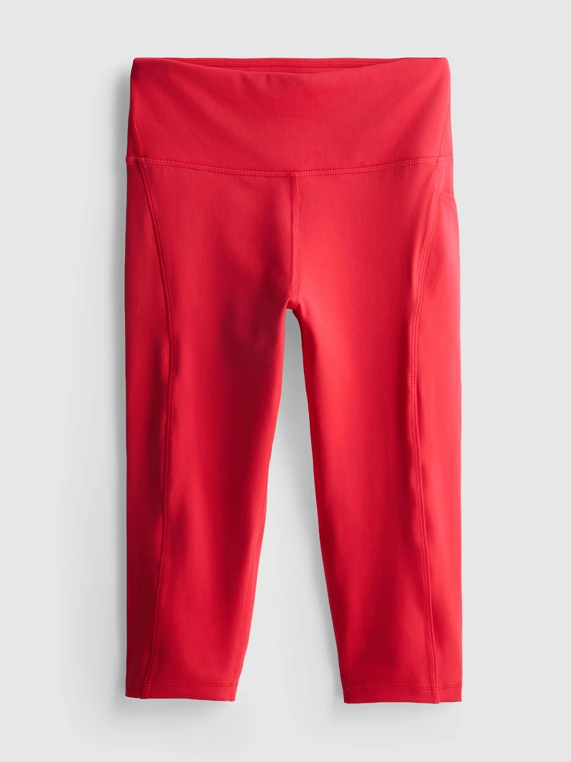High Waisted Active Capri Leggings
