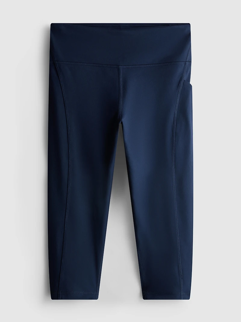 High-Waisted Smooth Support Active Capri Leggings