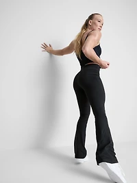 High Waisted Flared Active Leggings