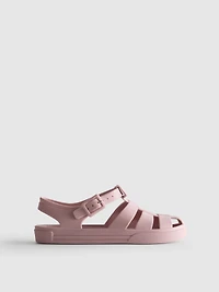 Caged Jelly Sandals