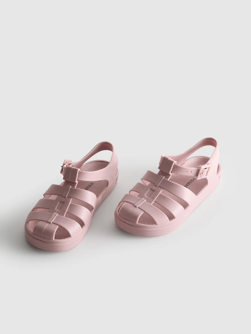 Caged Jelly Sandals