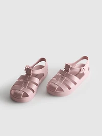Caged Jelly Sandals