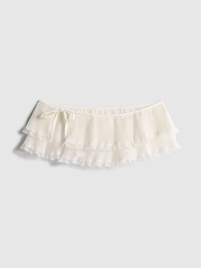 Tiered Lace Trim Belt