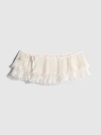 Tiered Lace Trim Belt