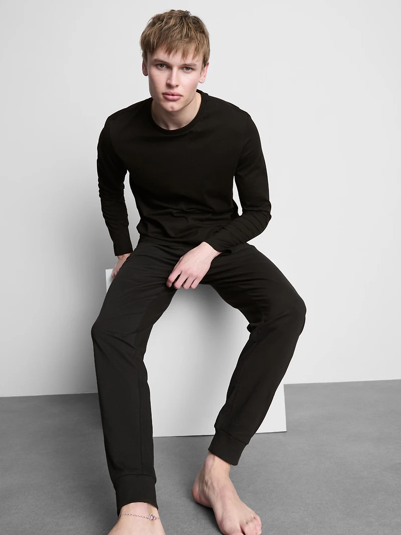 2pk Long-Sleeve Cotton T-Shirts