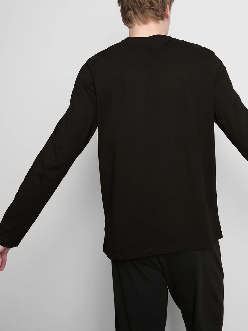 2pk Long-Sleeve Cotton T-Shirts