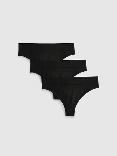 3pk Seamless Thongs