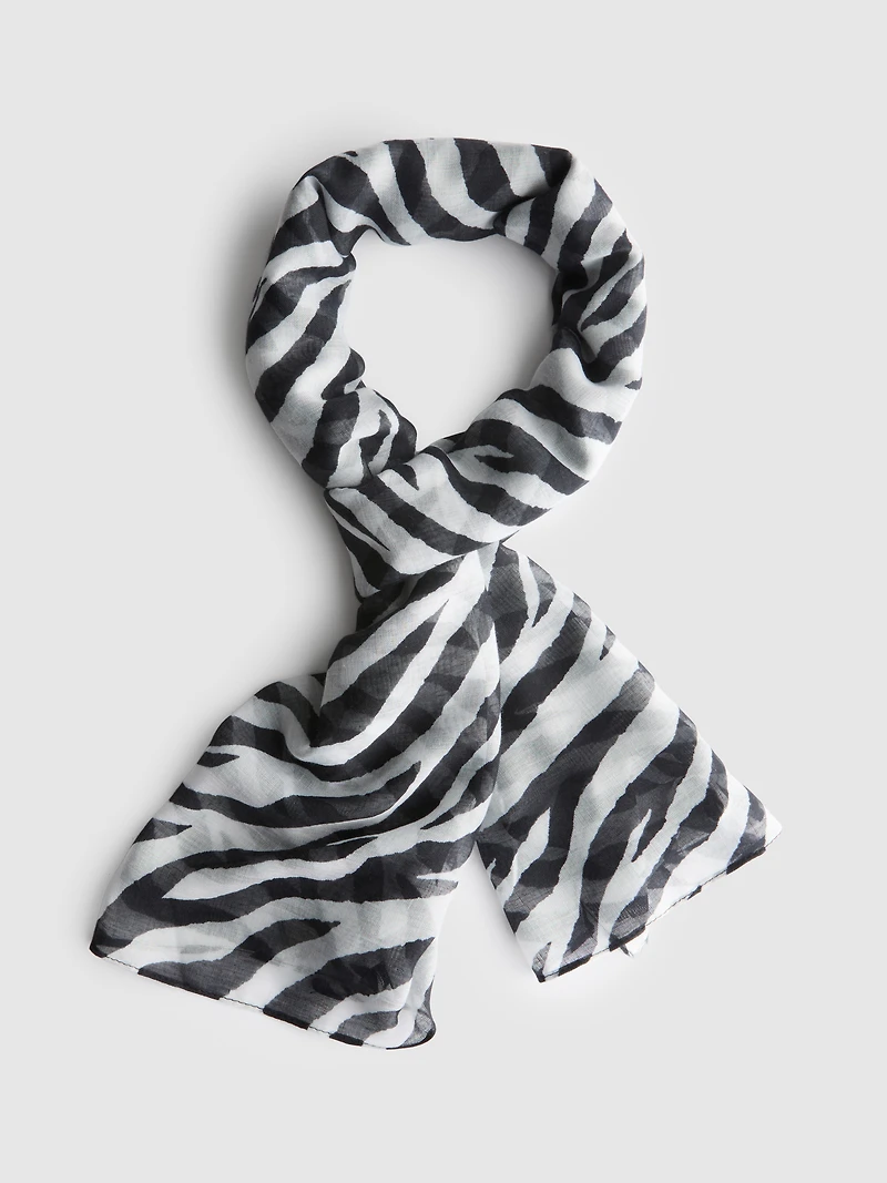 Lightweight Printed Scarf