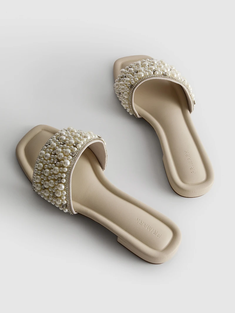 Faux Pearl Slides
