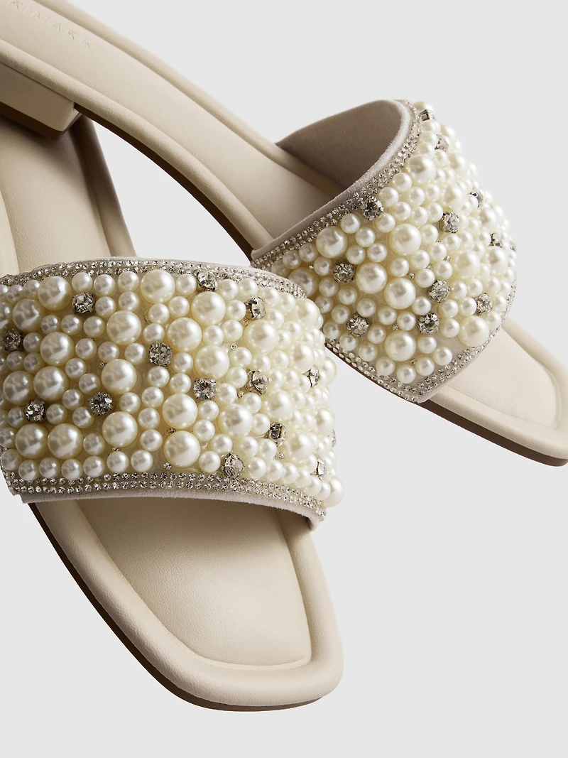Faux Pearl Slides