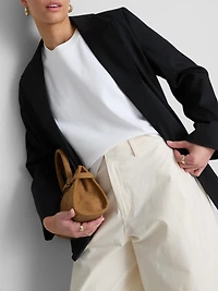 Cotton-Rich Barrel-Leg Utility Pants