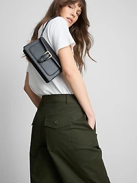 Cotton-Rich Barrel-Leg Utility Pants