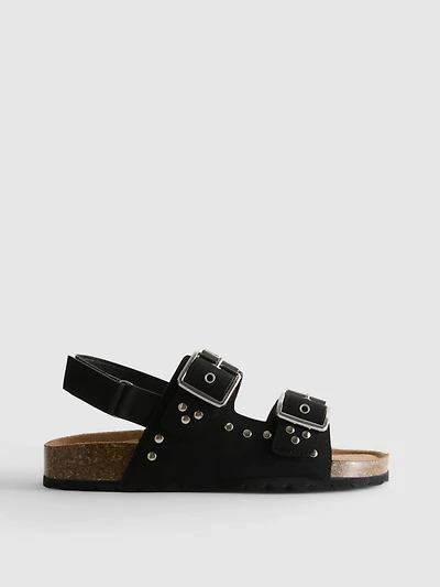 Studded Slingback Sandals