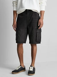Denim Cargo Shorts