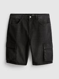 Denim Cargo Shorts