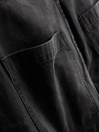 Denim Cargo Shorts