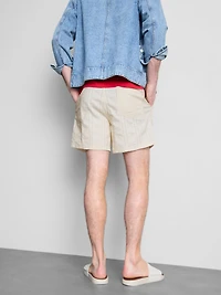 Textured Drawstring Shorts