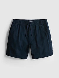 Textured Drawstring Shorts