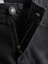 Mid-Rise Skinny Denim Shorts