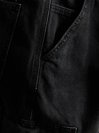 Mid-Rise Loose Cargo Jeans