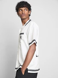 Palm Print Resort Shirt