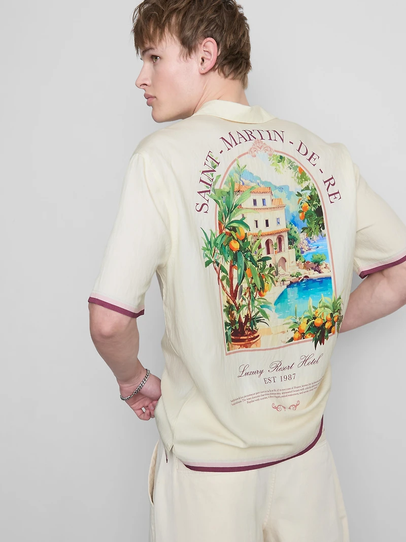Scenic Revere Collar Shirt