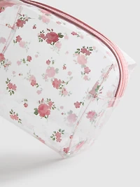Floral Cosmetic Bag