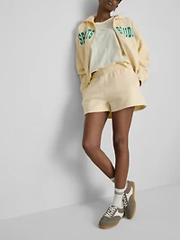 Cotton Relaxed Leisure Shorts