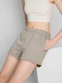 Cotton-Rich Relaxed Leisure Shorts