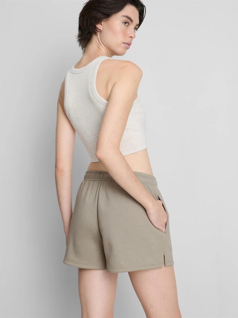Cotton-Rich Relaxed Leisure Shorts