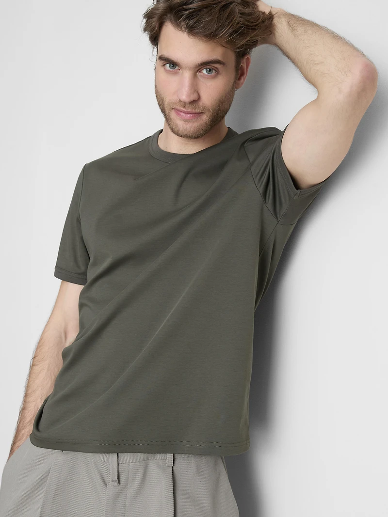 The Edit Mercerized Slim-Fit T-Shirt
